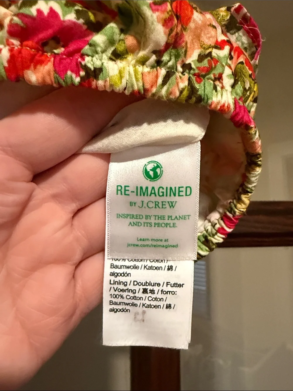 NWT JCREW Floral Ruffle Cropped Tank Top - Multicolor SIZE M